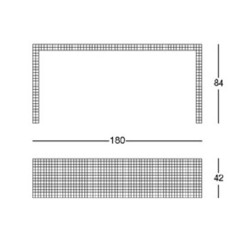 Элегантная консоль Zanotta Quaderna Consolle 710