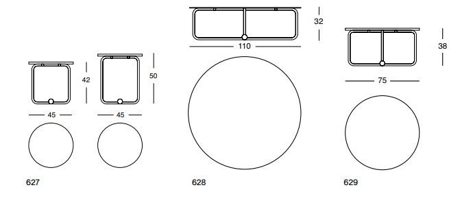 Журнальный столик Zanotta ToTo