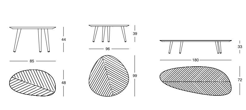 Элегантный стол Zanotta Tweed Mini