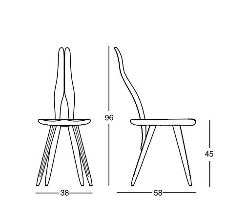 Дизайнерский стул Zanotta Fenis CM