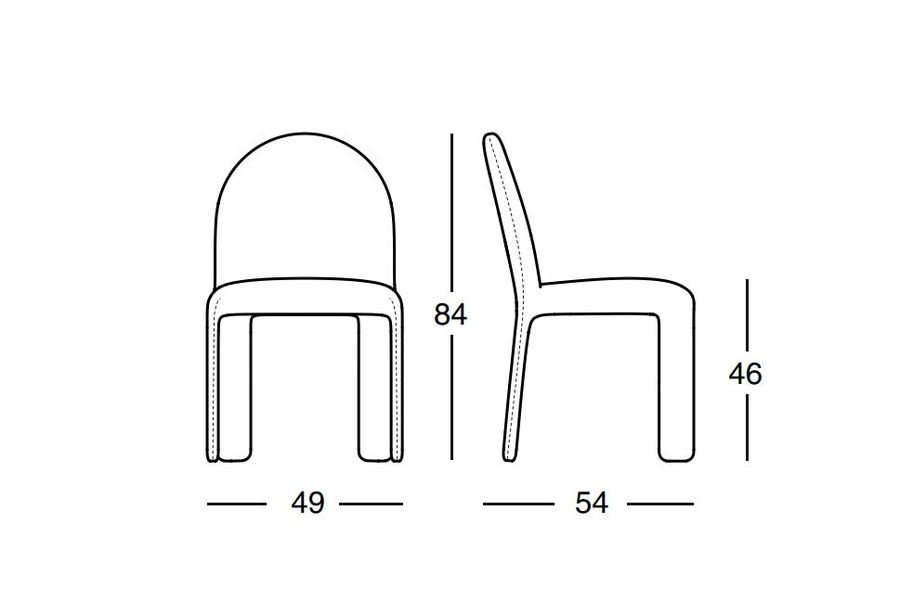 Обеденный стул Zanotta Nellee 2263