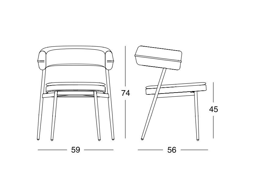 Дизайнерский стул Zanotta Nena 2262