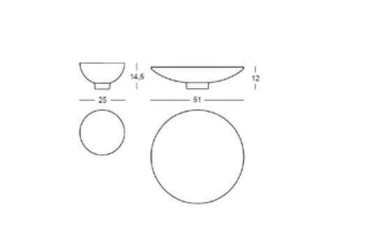 Декоративная чаша Zanotta Cuculia