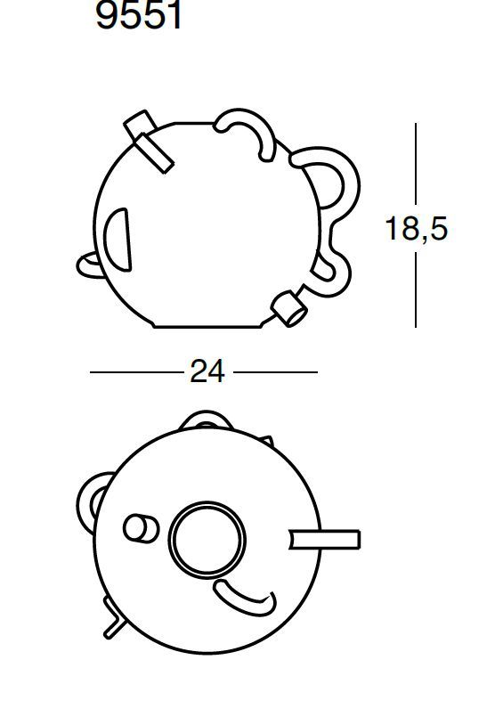 Дизайнерская ваза Zanotta Dealbata 9551
