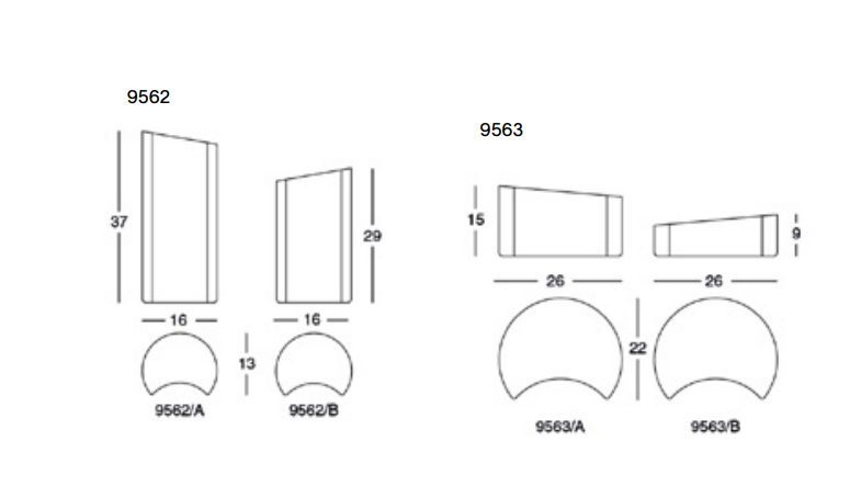Элегантная ваза Zanotta V-Bol