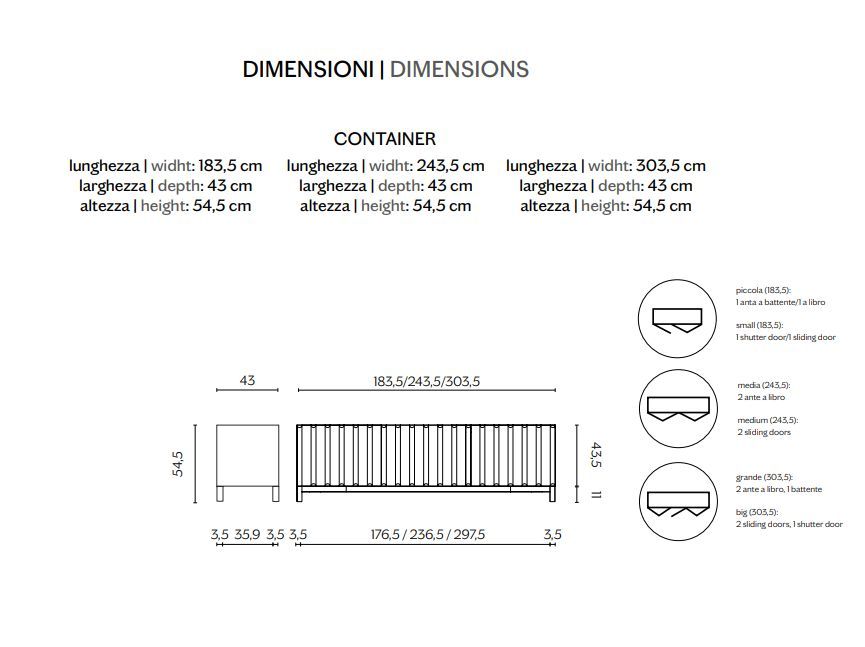 Современный буфет Miniforms Container