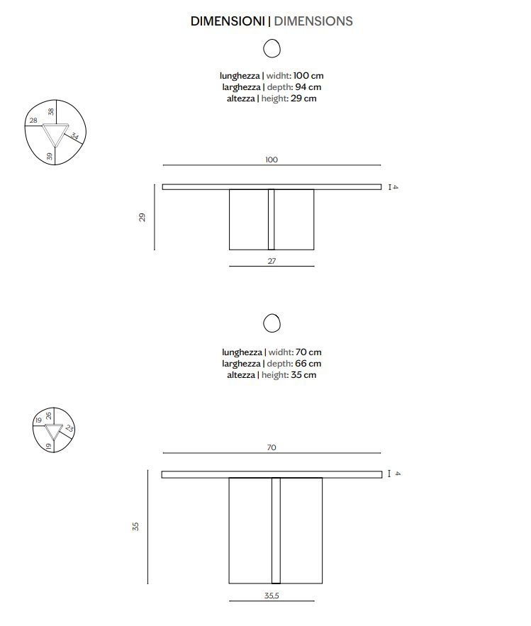 Кофейный столик Miniforms Albio