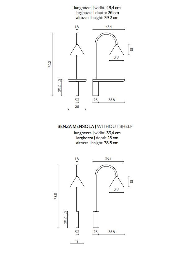 Современный светильник Miniforms Ozz Wall S