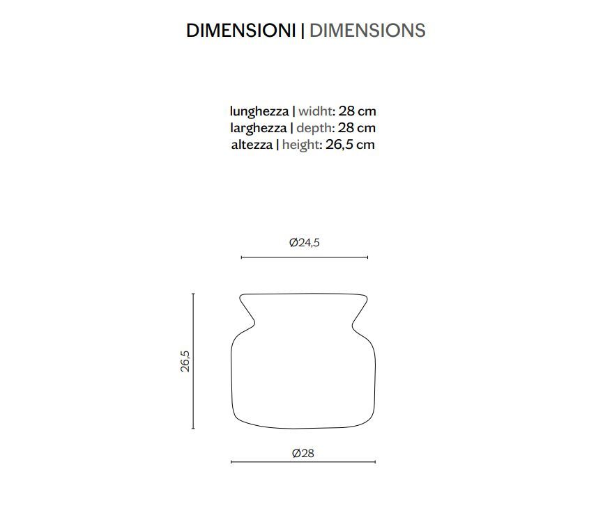 Современная ваза Miniforms Cuoppo