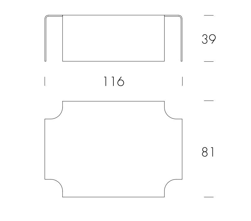 Стеклянный стол Tonin Casa Millerighe T8375