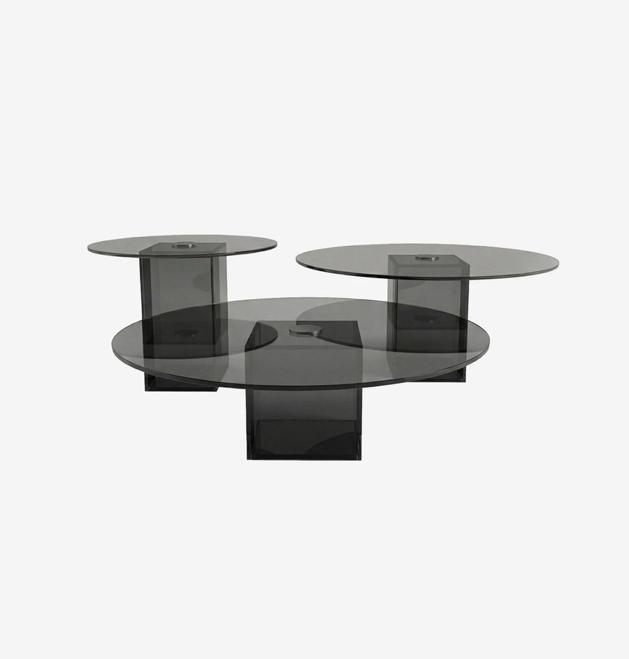 Современный столик из стекла Tonin Casa Totem T8376
