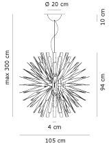 Подвесной светильник Axo Light Alrisha