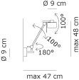 Настенный светильник Axo Light Ax20