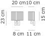 Настенный светильник Axo Light Clavius