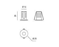 Встраиваемый светильник Axo Light Picus