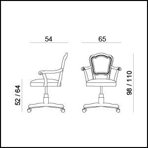 Офисный стул Tonin Casa Gill 1294A