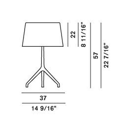 Габариты Foscarini Lumiere Xxl - Xxs