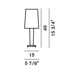 Габариты Foscarini Lite