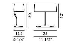 Габариты Foscarini Esa 07