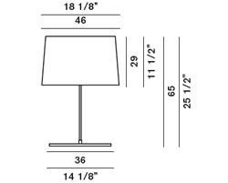 Габариты Foscarini Twiggy Xl