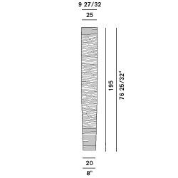 Габариты Foscarini Tress