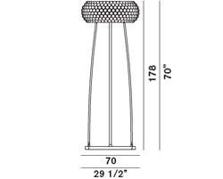 Габариты Foscarini Caboche