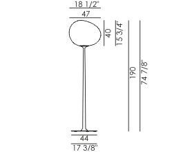 Габариты Foscarini Gregg