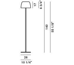 Габариты Foscarini Lumiere 05