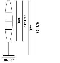 Габариты Foscarini Havana Mono