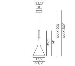 Габариты Foscarini Aplomb