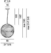 Габариты Foscarini Planet