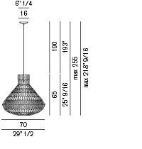 Габариты Foscarini Tropico