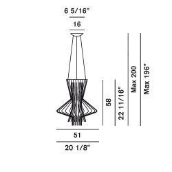 Габариты Foscarini Allegretto