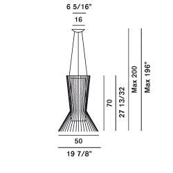 Габариты Foscarini Allegretto