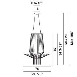 Габариты Foscarini Allegretto