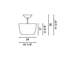 Габариты Foscarini Lumiere 05