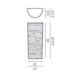 Габариты Foscarini Tress