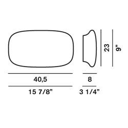 Габариты Foscarini Tivu