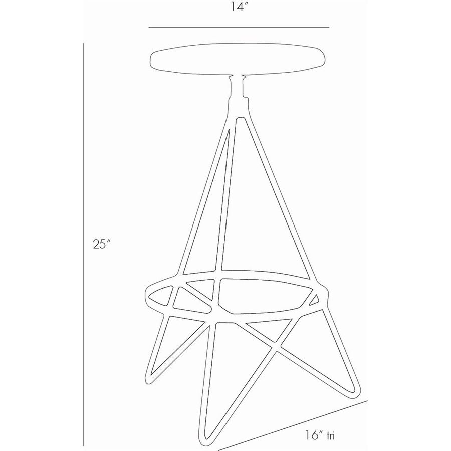 Стул Arteriors Wyndham Swivel Counter