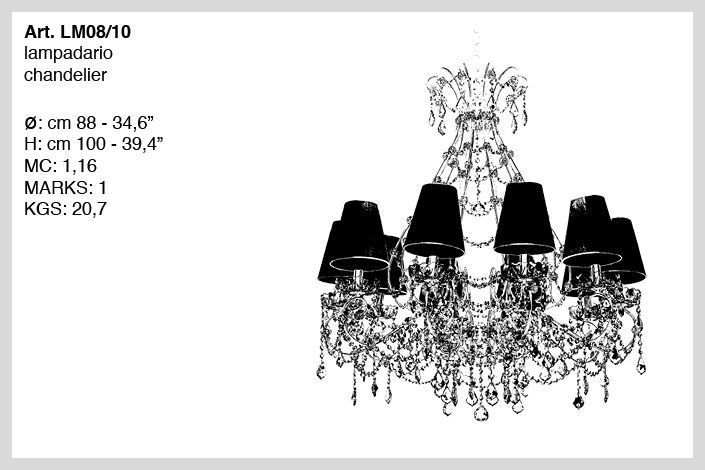 Люстра Bakokko Art. LM08/10