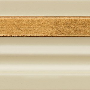 WL Crema non spigolato + foglia oro - cat.ZD
